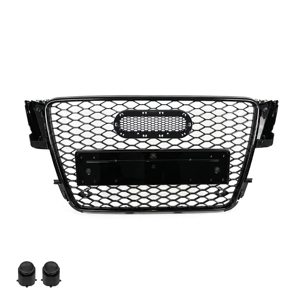 RS-style Front Grille for Audi A5 B8 / S5 B8 (07-11), glossy black