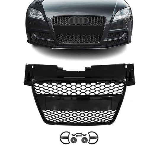 RS-style front Grille for Audi TT (06-14), glossy black