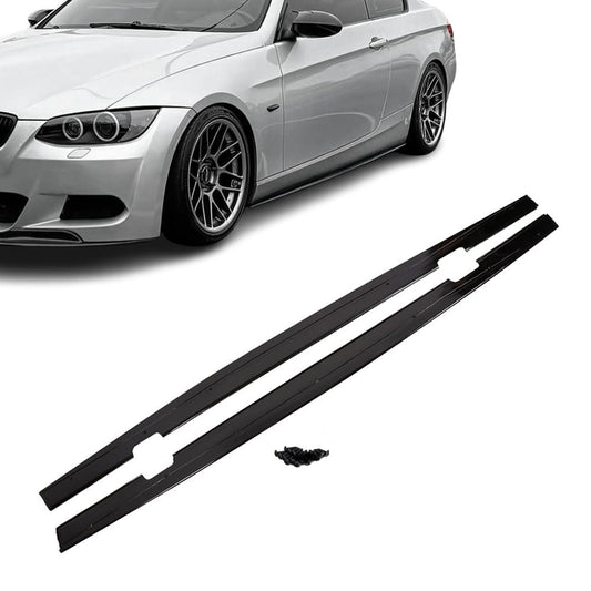 WR Side Skirt Extensions set for BMW E92 / E93 (06-13), glossy black