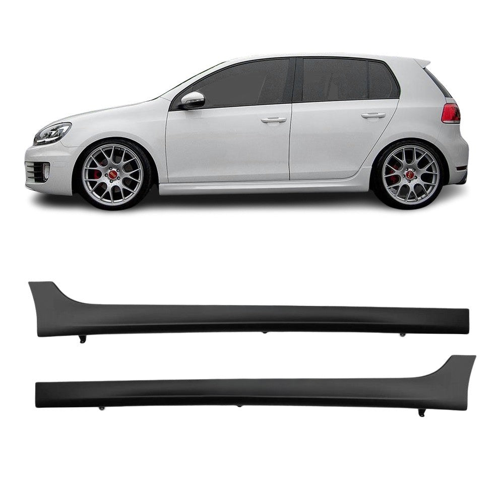 GT style Side Skirts set for VW Golf MK6 (08-13)