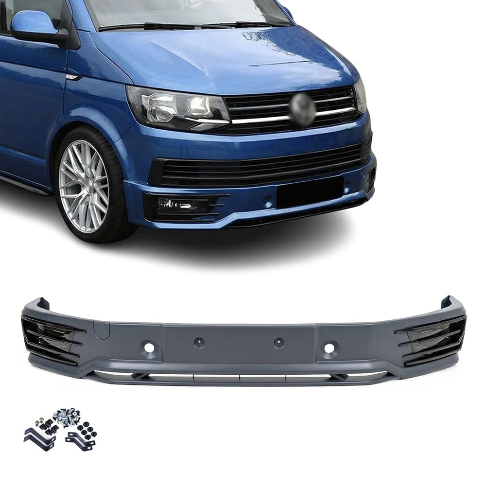 Sportline style front bumper Lip for VW T6 (15-19)