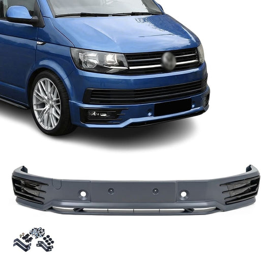 Sportline style front bumper Lip for VW T6 (15-19)