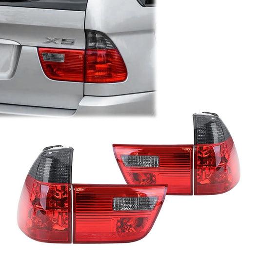Tail Lights for BMW X5 E53 (99-06), smoked + red