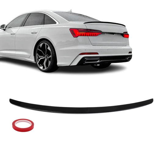 Trunk Spoiler for Audi A6 C8 / S6 C8 sedan (19-), glossy black