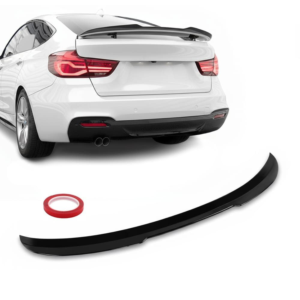 Trunk Spoiler for BMW F34 GT, glossy black