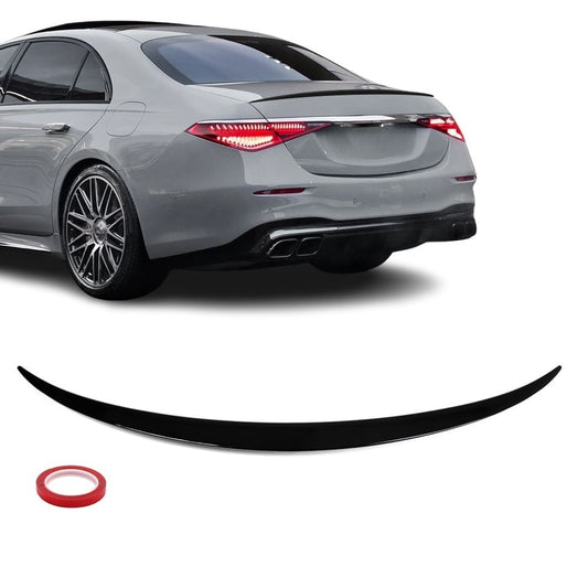 Trunk Spoiler for Mercedes-Benz W223 (21-25), glossy black