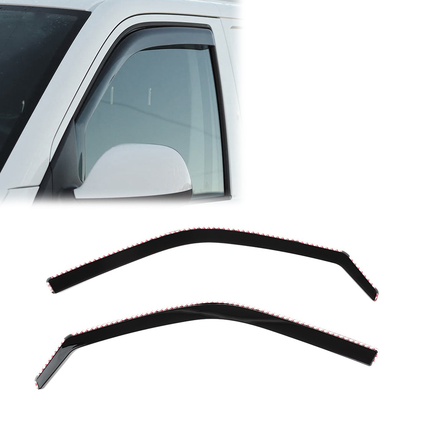 Wind deflectors / rain guards for VW T5 / T5.1 / T6 / T6.1